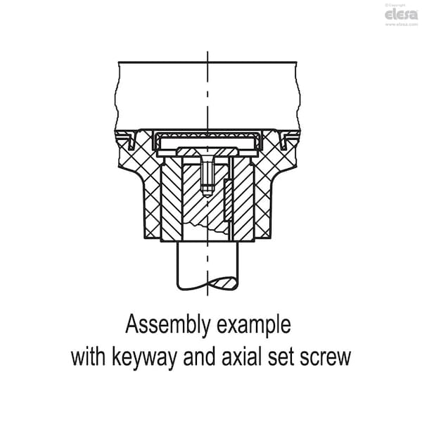 Fold-away Handle, VDT.100+IR A-10-K